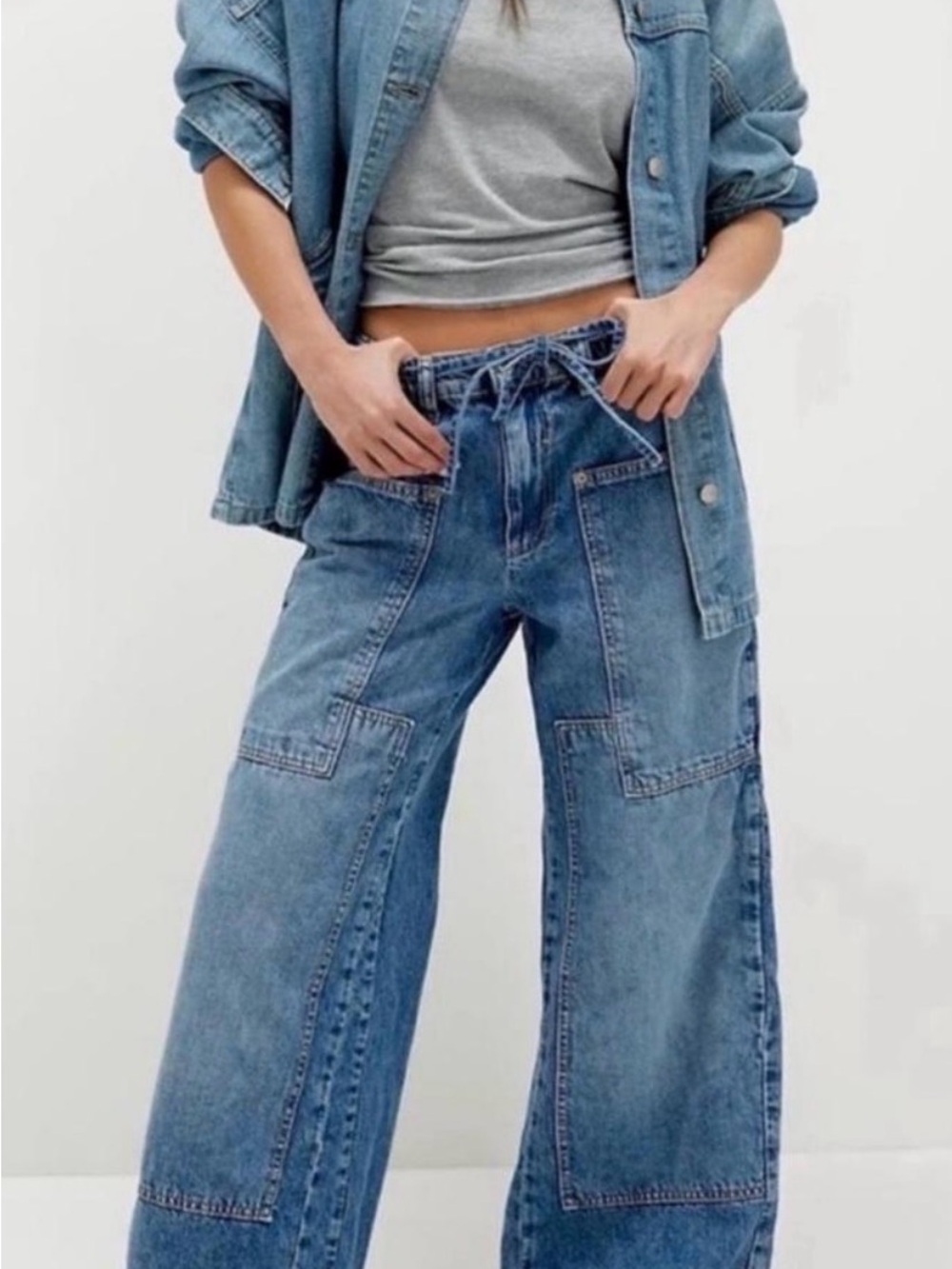 We The Free Outlaw Wide Leg Denim